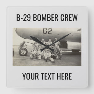 Relógio de Parede da Tripulação do Bombardeiro B-2