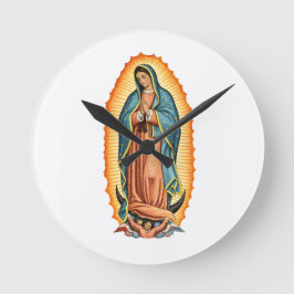 Relógio de Parede da Virgem Bendita de Guadalupe
