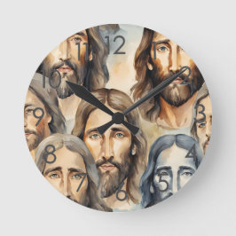 Relógio de Parede das Santas Faces de Jesus