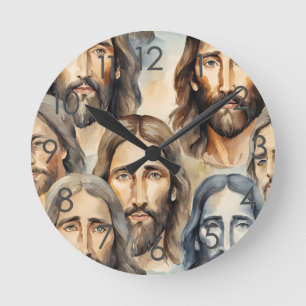 Relógio de Parede das Santas Faces de Jesus