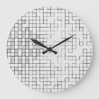 Relógio de Parede de 10,75 Polegadas Grid Locked