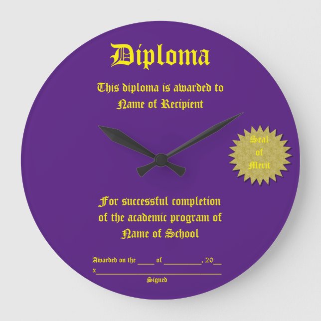 Relógio de Parede de acrílico (Frente)