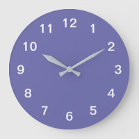 Relógio de Parede de Acrílico Minimalista Lavanda