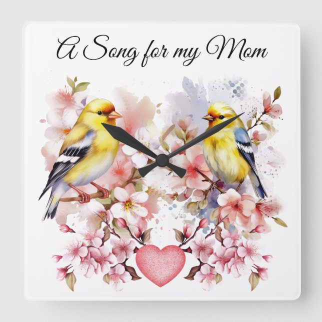 Relógio de Parede de Ave (Frente)