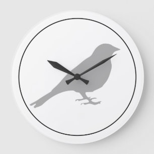 Relógio de Parede de Aves da Cinza