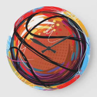 Relógio de Parede de Basquete