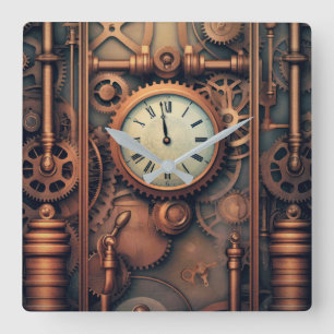Relógio de Parede de Clock Steampunk