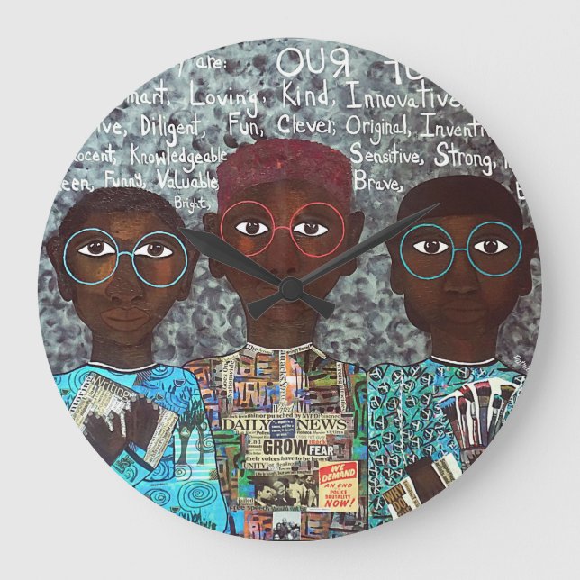 Relógio de Parede de Espécies Ameaçadas (Frente)