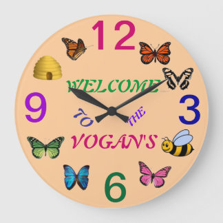 RELÓGIO DE PAREDE DE GARDEN PERSONALIZADO