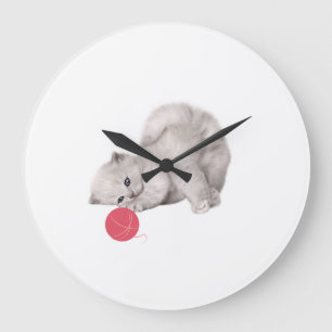 Relógio de Parede de Gatinhos