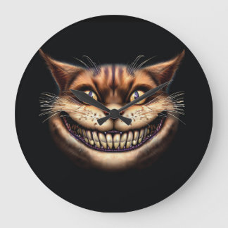 Relógio de Parede de Gato de Cheshire