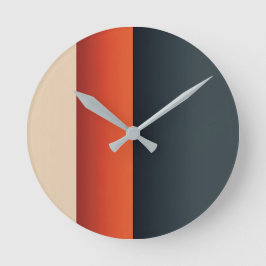 Relógio de Parede de Grelhas Verticais Minimalista