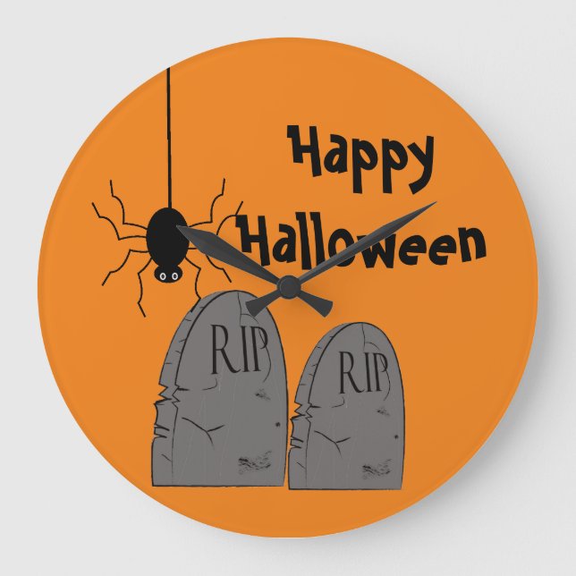 Relógio de parede de Halloween (Frente)