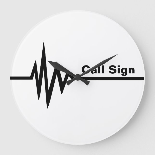 Relógio de Parede de Linha de Frequência - Persona (Frente)