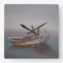 Relógio de Parede de Madeira Antiga