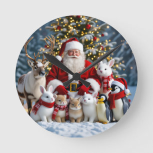 Relógio de Parede de Natal