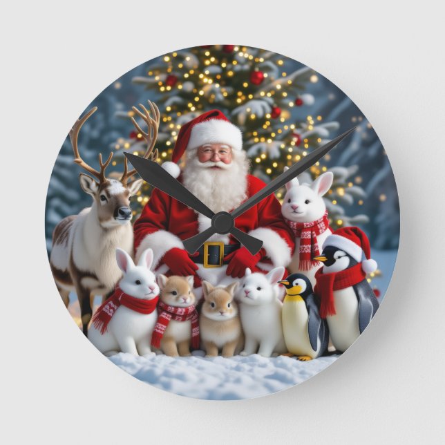 Relógio de Parede de Natal (Frente)