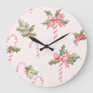 Relógio de Parede de Natal Elegante – Tempo de Inv