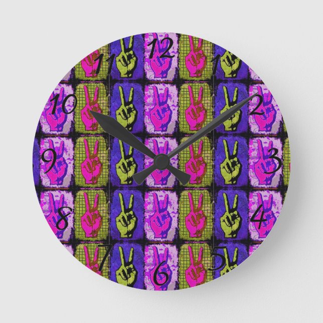 Relógio de Parede de Paz (Frente)