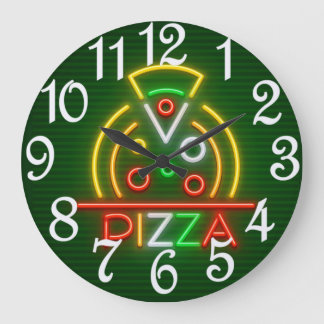 Relógio de Parede de Pizza