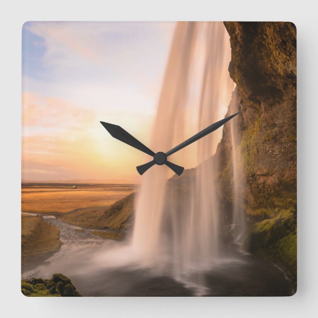 Relógio de Parede de Quedas (Frente)