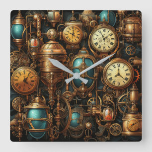 Relógio de Parede de Relógios Steampunk