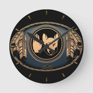 Relógio de Parede de Sinalizador de Primeira Naç