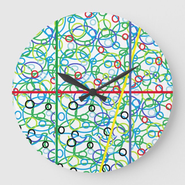 Relógio de Parede Decorativo para Quarto ou Banhei (Frente)