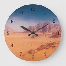 Relógio de Parede deserto Wadi Rum