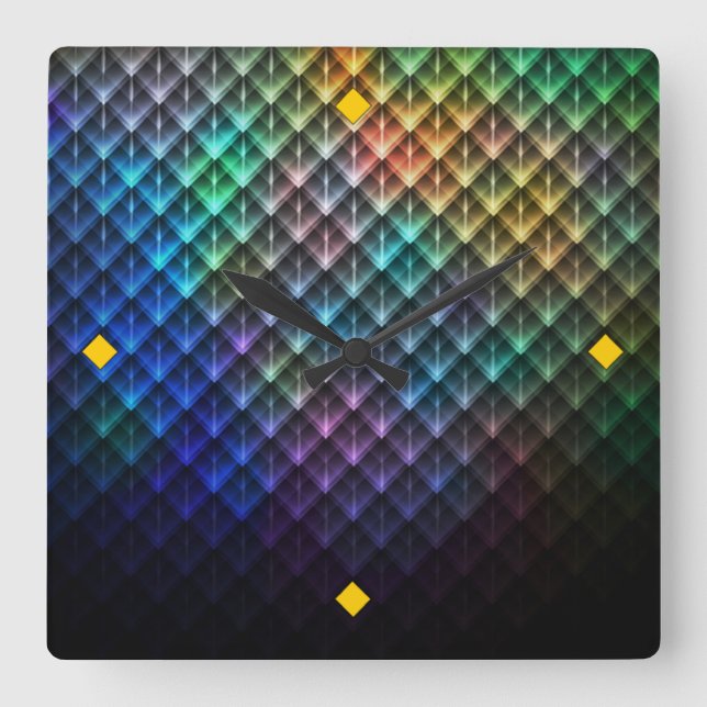 Relógio de Parede do Caleidoscópio (Frente)