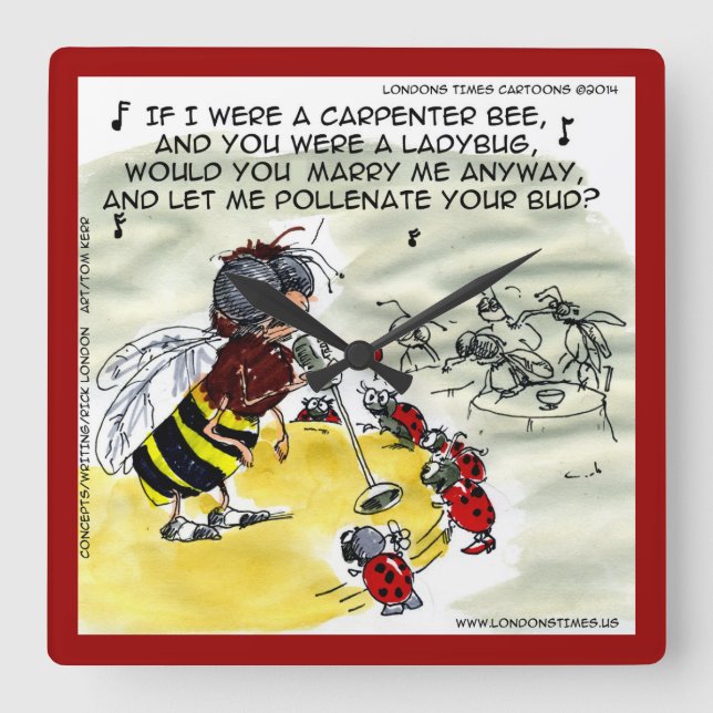 Relógio de Parede do Cantor do Nightclub Engraçado (Frente)