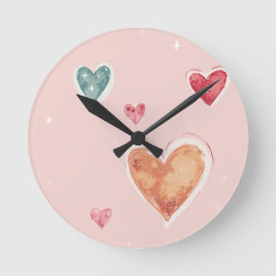 Relógio de Parede do Coração