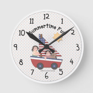 Relógio de Parede do Country Summertime