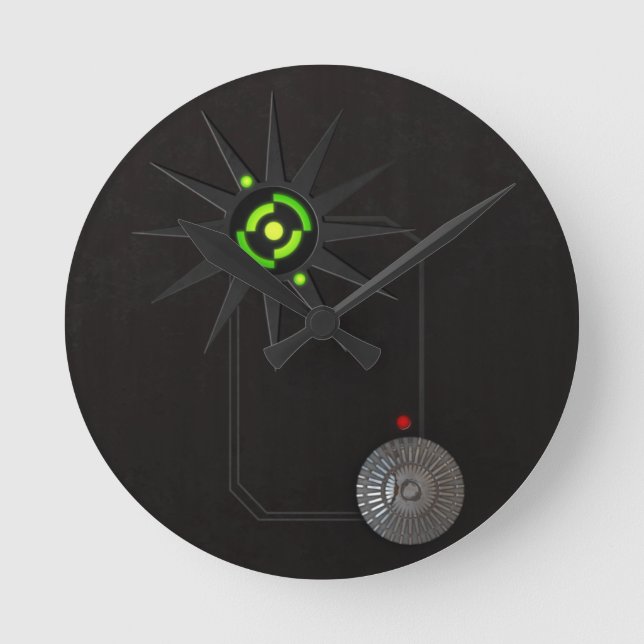 Relógio de Parede do Cyberpunk LED (Frente)
