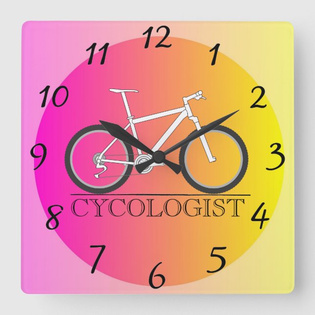 Relógio de Parede do Cycologista (Frente)