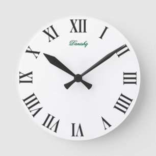 Relógio de Parede do DanishName