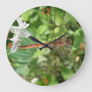 Relógio de Parede do Dragonfly Mais Escuro