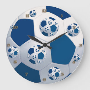 Relógio de Parede do Futebol do Espaço Azul