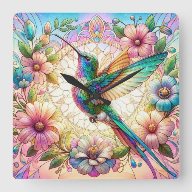 Relógio de Parede do Hummingbird (Frente)
