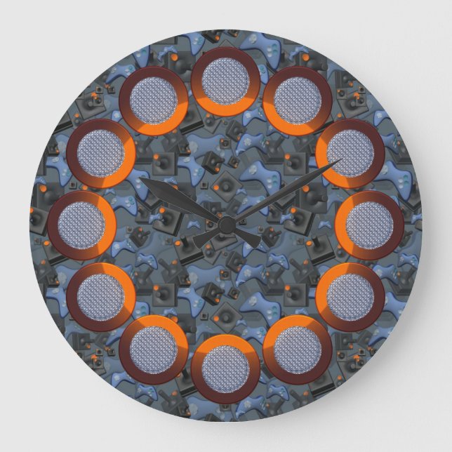 Relógio de Parede do Jogador de Controlador de Jog (Frente)