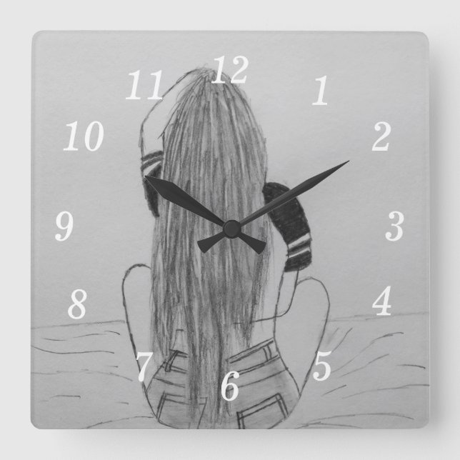 Relógio de parede do Pintinho básico (Frente)