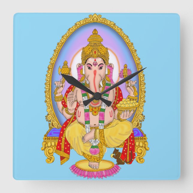 Relógio de Parede do Senhor Ganesha (Frente)