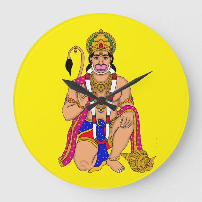 Relógio de Parede do Senhor Hanuman (Frente)