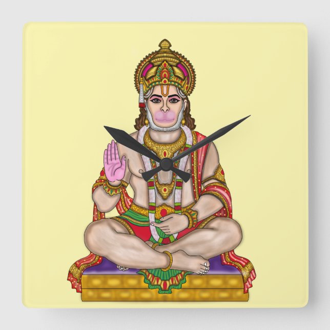 Relógio de Parede do Senhor Hanuman (Frente)