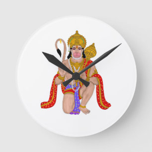 Relógio de parede do Senhor Hanuman - Acessório de