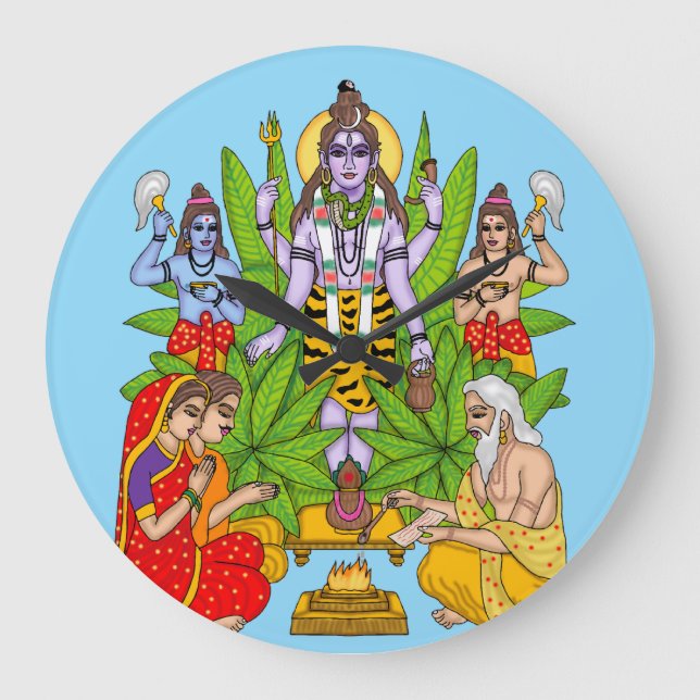 Relógio de Parede do Senhor Shiva (Frente)