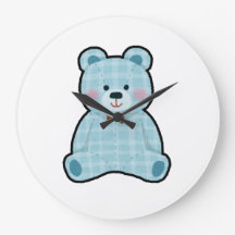 Relógio de parede do ursinho Teddy estético fofo �