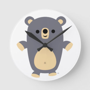 Relógio de Parede do Urso Azul