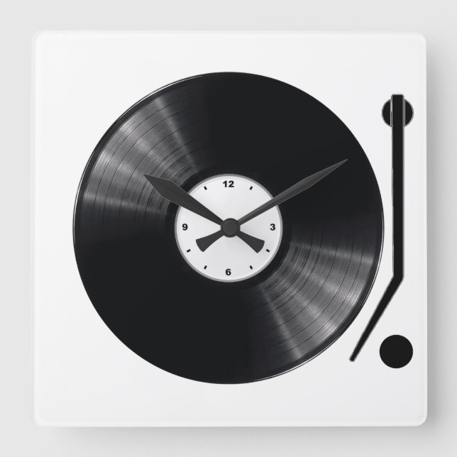 Relógio de Parede do Vinil Record (Front)