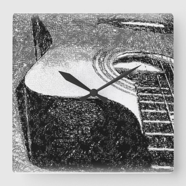 Relógio de Parede do Violão (Frente)